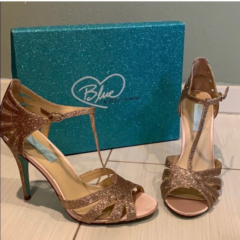 Better Johnson “Blue” heels - champagne color